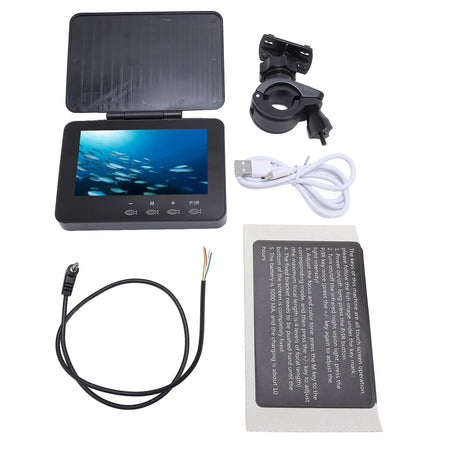 Fish Finder Camera Screen - 4.3 Inch HD Touchscreen, Long Battery Life black