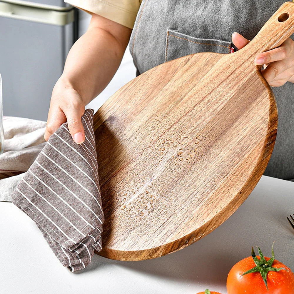 Wooden Pizza Tray &ndash; Eco-Friendly Baking Tool