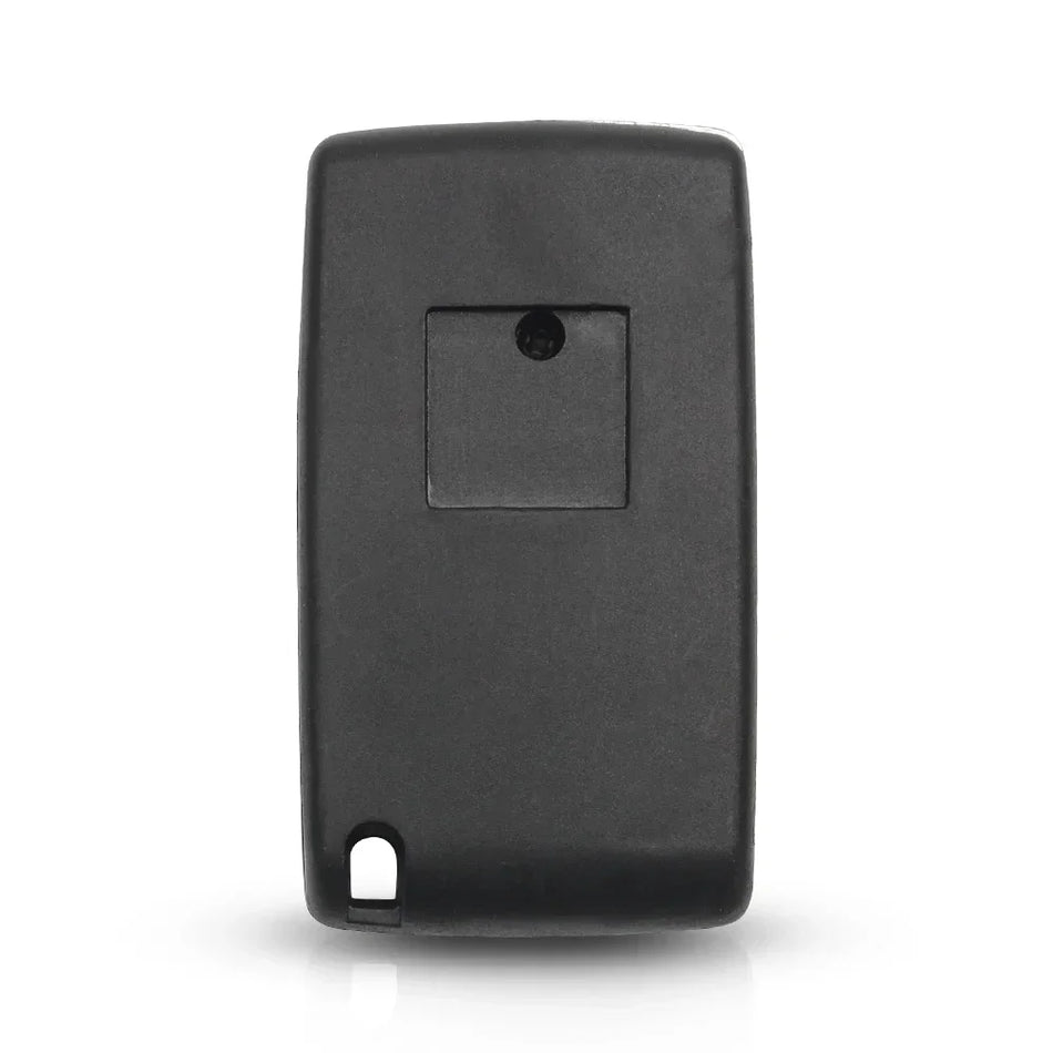 Корпус ключа для Citroen C1, откидной дистанционный ключ на 2 кнопки, ABS-пластик, прочный заменяемый корпус