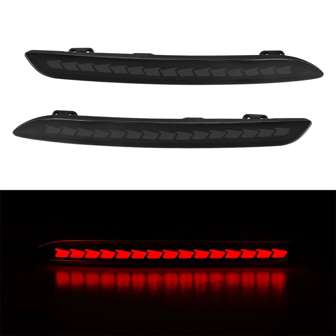 For Honda Accord 2023 2024 LED Rear Bumper Reflector Light Auto Brake Warning Lamp Waterproof Multi-function Car Accessories by InterCyprus Trading Ltd