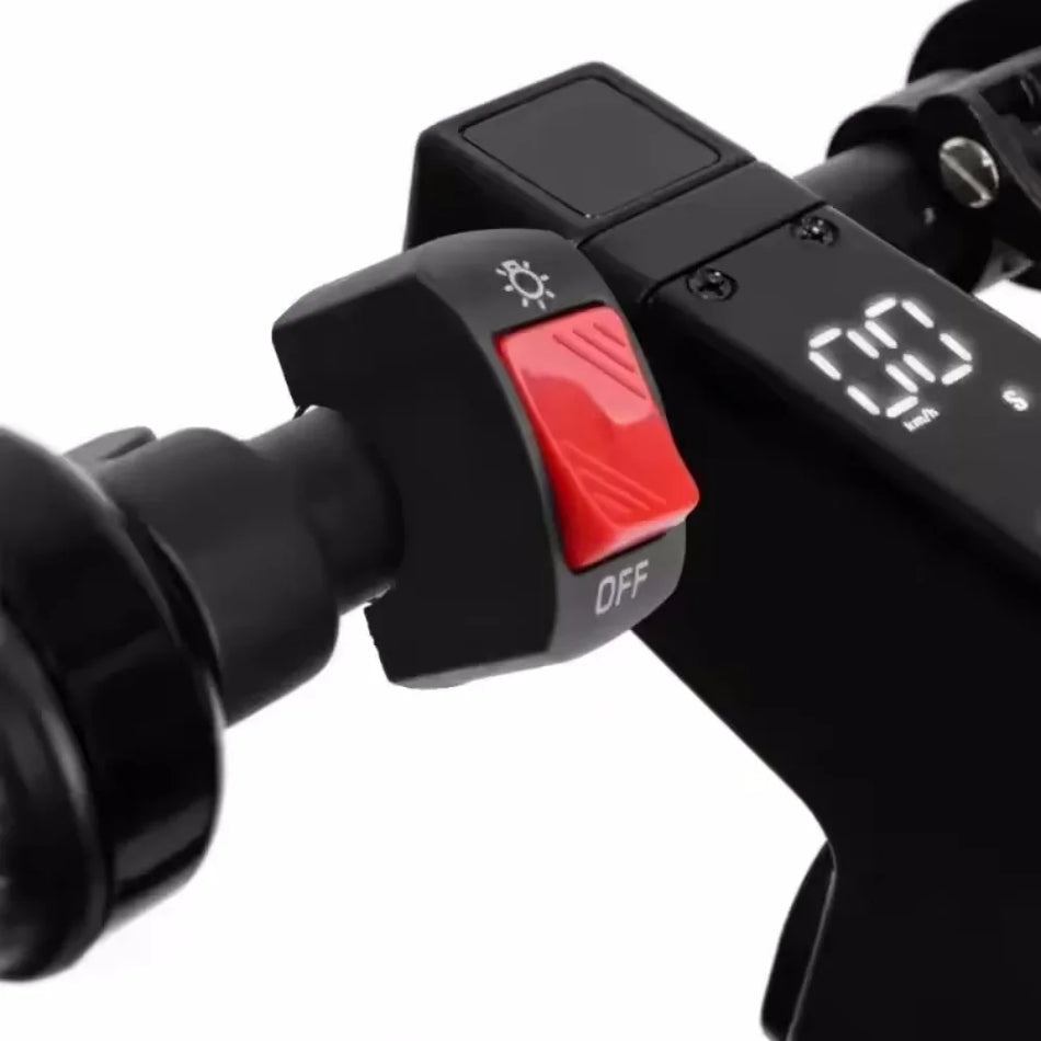 Interrupteur OnOff de moto étanche avec support de phare et support de guidon