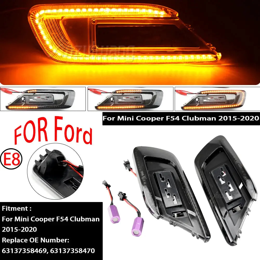 LED Sequential Turn Signal Lights for Mini Cooper F54 Clubman by InterCyprus Trading Ltd