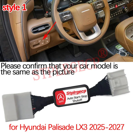 Auto Canceller Automatic Stop Start Engine System Eliminator Closer Cable for Hyundai Palisade LX3 2025 2026 2027 by InterCyprus Trading Ltd