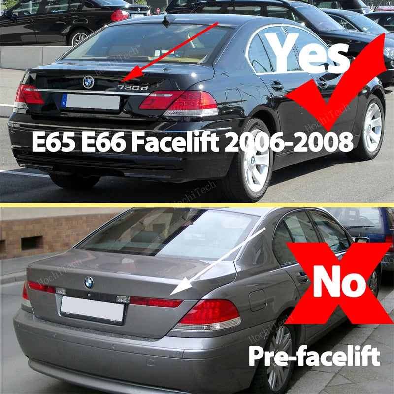 LED svjetla za registarske oznake bijela 2 komada za BMW 7 serije E65 E66