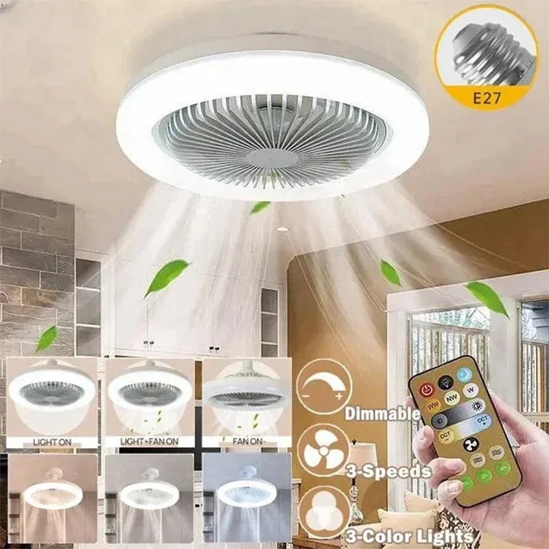 ATcomm Smart 3in1 Ceiling Fan &ndash; Remote Control Lighting