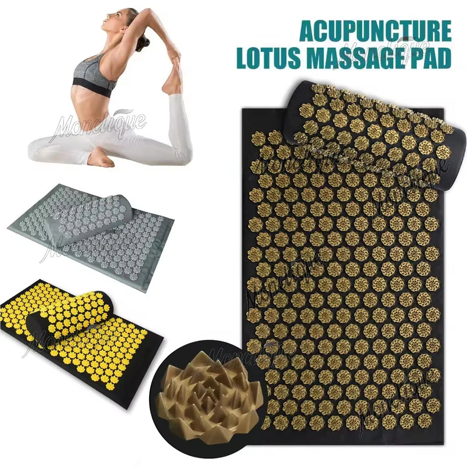 Shiatsu akupresurna podloga s iglicama, protuklizna, olakšanje bolova u leđima