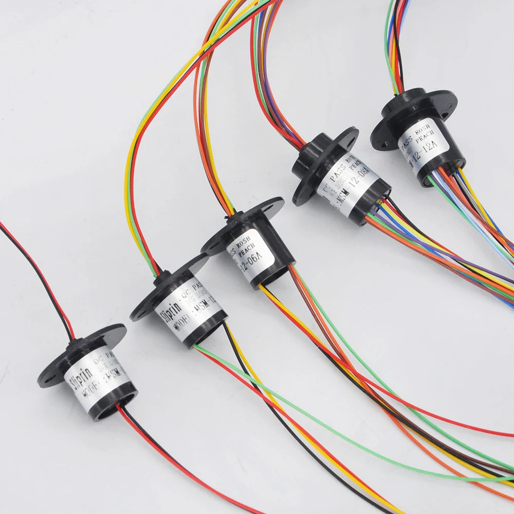 Micro Rotate Slip Ring 2A 12.5mm - Multi Channel Options