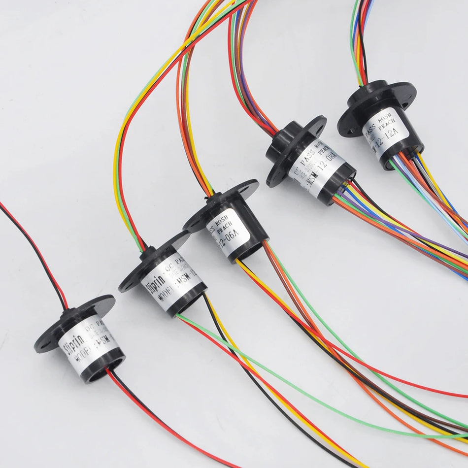 Micro Rotate Slip Ring 2A 12.5mm - Multi Channel Options