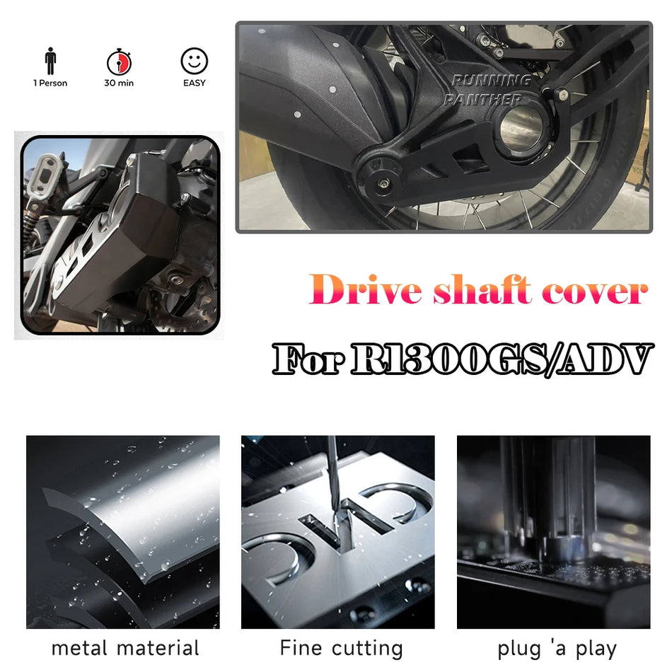 Riteņu slīdņa galīgā piedziņas aizsardzība BMW R 1300 GS Adventure