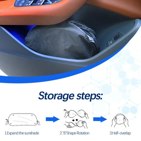 Citroen Berlingo Car Windshield Sun Shade - UV Protection Summer Visor