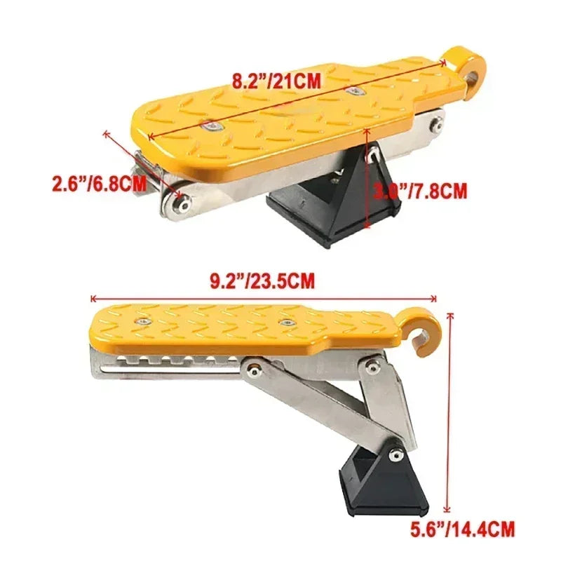 Car Roof Rack Step Foldable &ndash; Anti Slip Aluminium Design