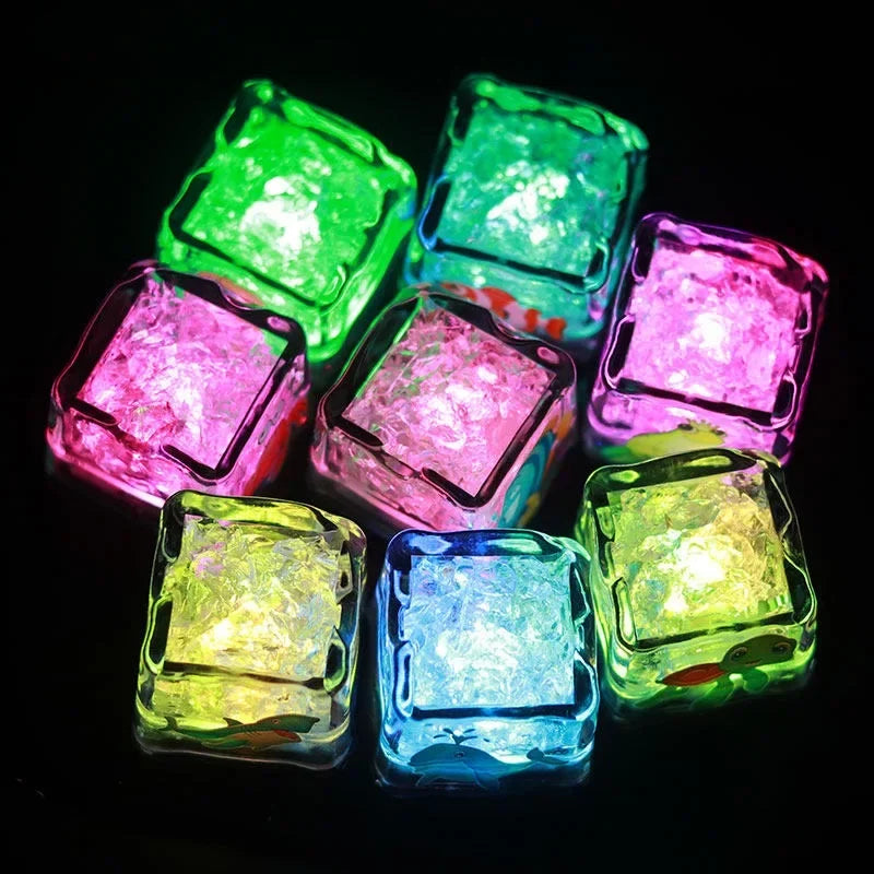 YIYUEQIANLI LED Light Up Bath Toys - 6/12PCS Waterproof Colourful Glowing Fun for Kids