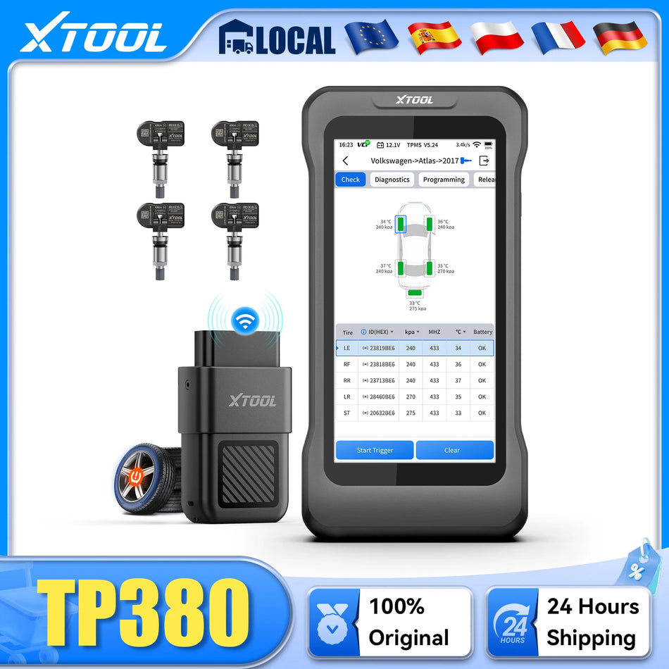 Ferramenta de Programação TPMS com Scanner de Diagnóstico Automotivo de 5 Sistemas