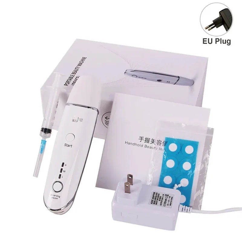 Mini Hifu Ultrasonic RF Facial Massager &ndash; Lifts Wrinkles EU PLUG