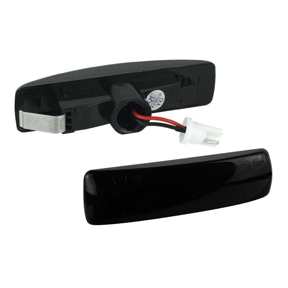 LED странични маркерни светлини за Land Rover Discovery 3 и 4, димна амбър леща, комплект