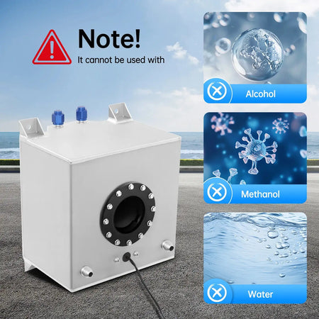 5 Gallon Aluminum Fuel Tank 20L &ndash; Foam Baffle And Oil Sensor