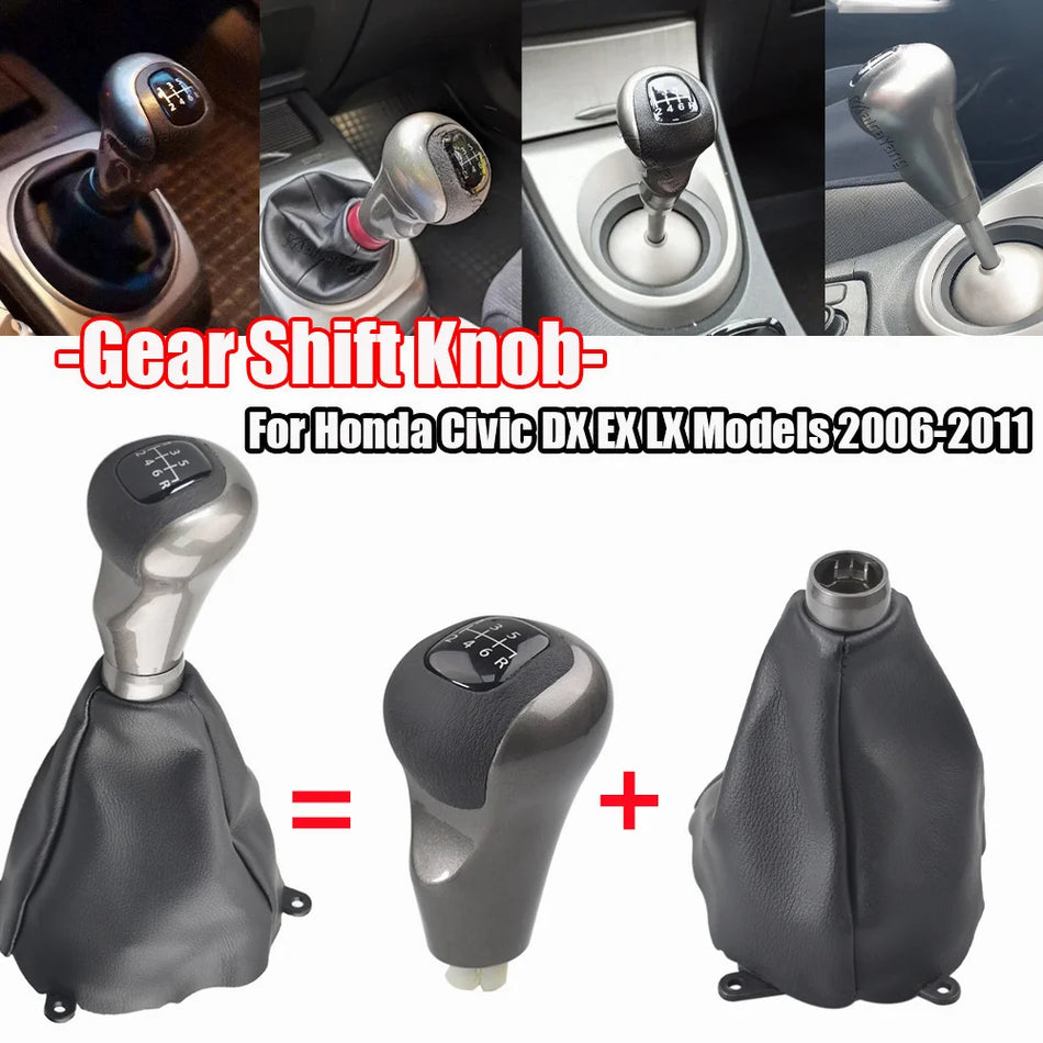 Pomello del Cambio Manuale Per Honda Civic DX EX LX 2006-2011