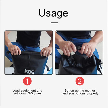 15/40L Paddle Board Bag Waterproof Paddle Board Deck Bags Large Capacity Inflatable Stand Up Paddleboard Bag for SUPs and Kayaks