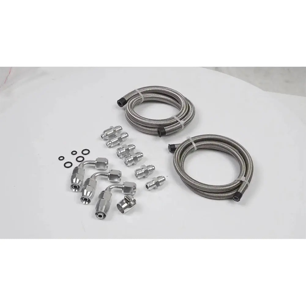 6AN Power Steering Hose Kit Fit for Chevy C10 LS Swap Connects GM Type 2 by InterCyprus Trading Ltd