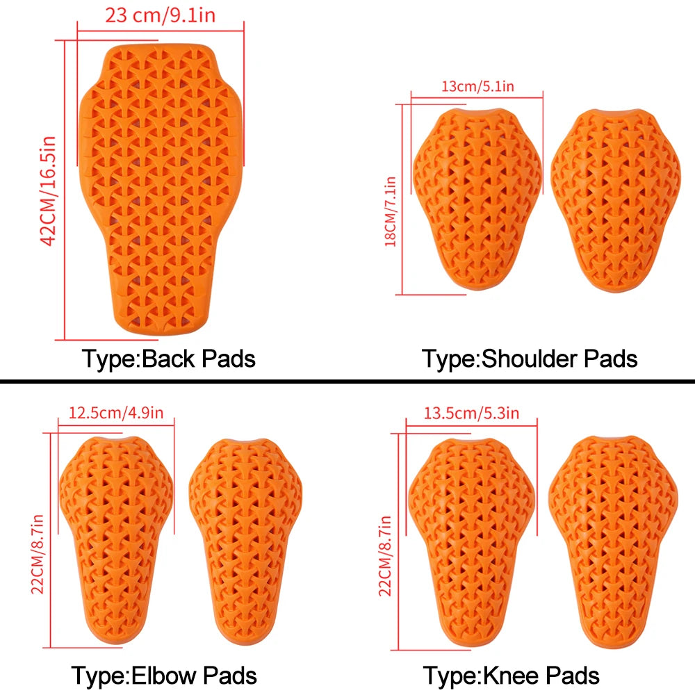 WOSAWE CE Back Protector &ndash; Universal Anti Shock Spine Pad