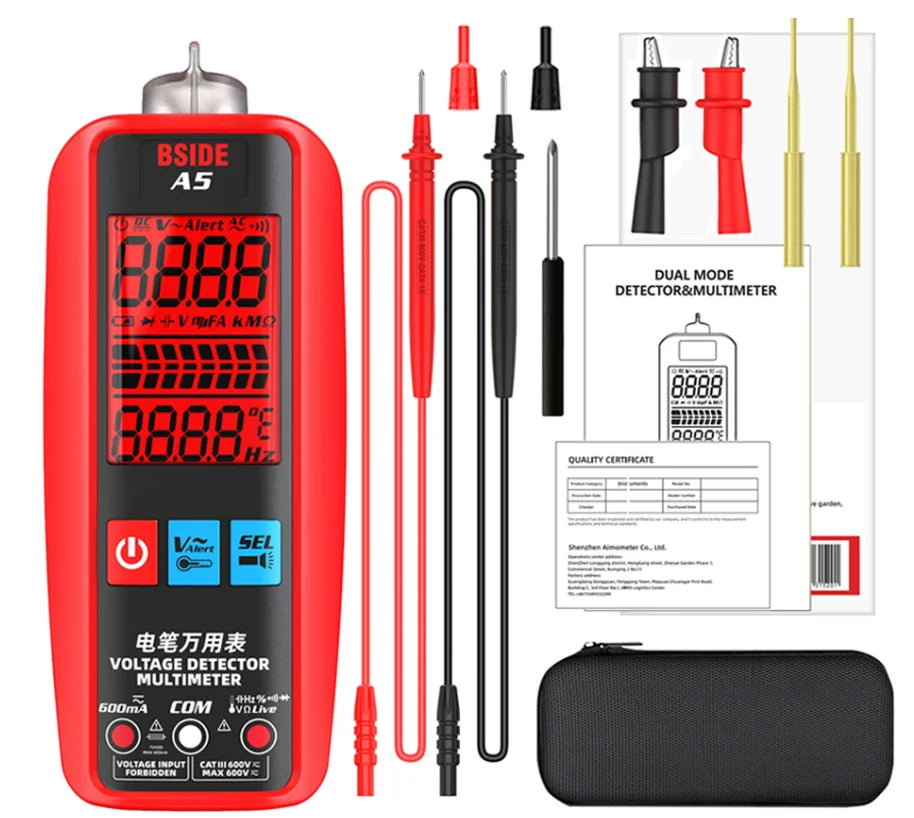 BSIDE A5 A5X Voltage Tester &ndash; Non Contact Voltage Detector A5 Tool kits / CHINA