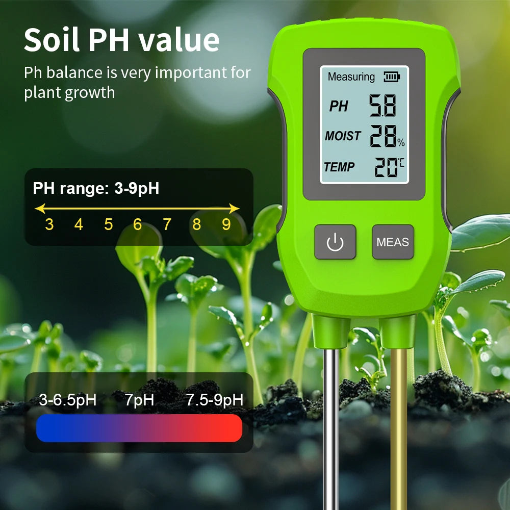 Handheld Soil Detector SGS07 &ndash; Accurate 3 in 1 Soil Analysis