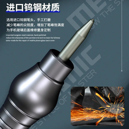 Mechanic Boulder IRock 5 Glass Breaking Pen &ndash; Durable Rear Glass Cover Breaker Tool