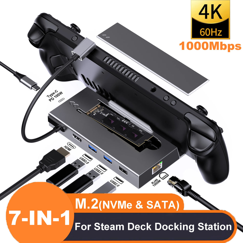 USB C Docking Station for Steam Deck N Switch &ndash; 4K 60Hz