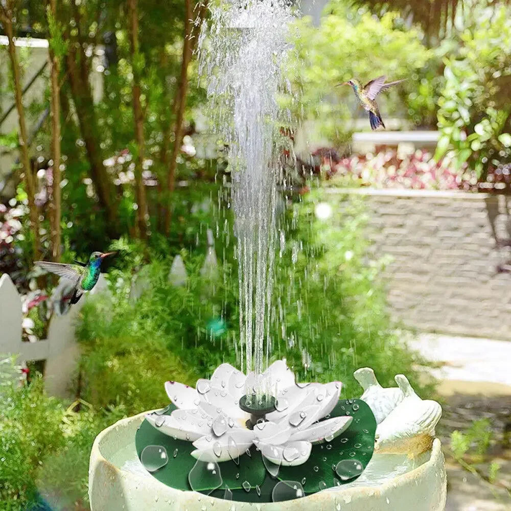 1.2W Mini Lotus Solar Fountain &ndash; Floating Solar Pond Decor