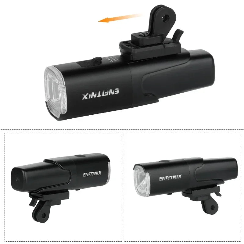 MTB Road Bike Front Lamp LED Light &ndash; Versatile Mounting Options for Enhanced Visibility