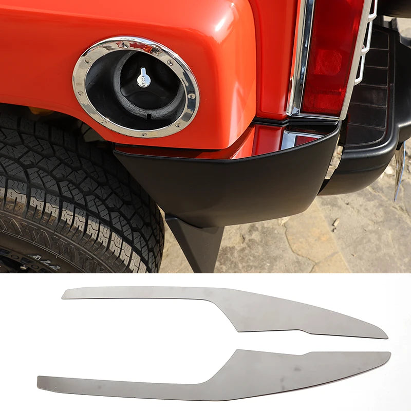 Para Hummer H3 2005-2009 Protector de Esquina de Portón Trasero de Acero Inoxidable