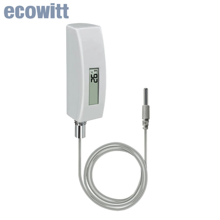 Ecowitt WN34L Waterproof Digital Pool Thermometer with LCD Display and 10ft Cable North America 915MHz