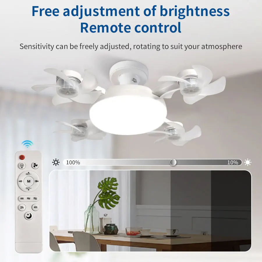 Drone Design 2-In-1 60W Ceiling Fan Light &ndash; Remote Control