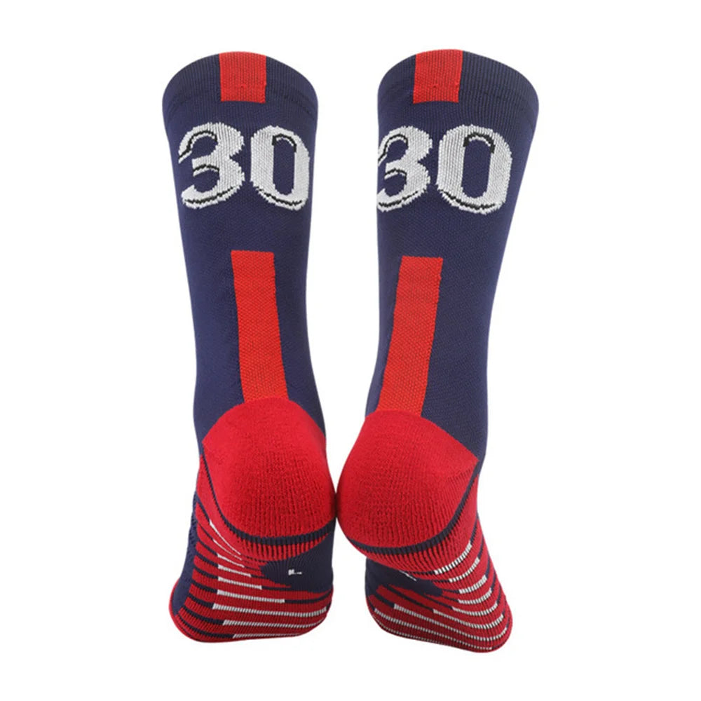 Unisex Fast-Drying Breathable Soccer Socks for Kids and Adults