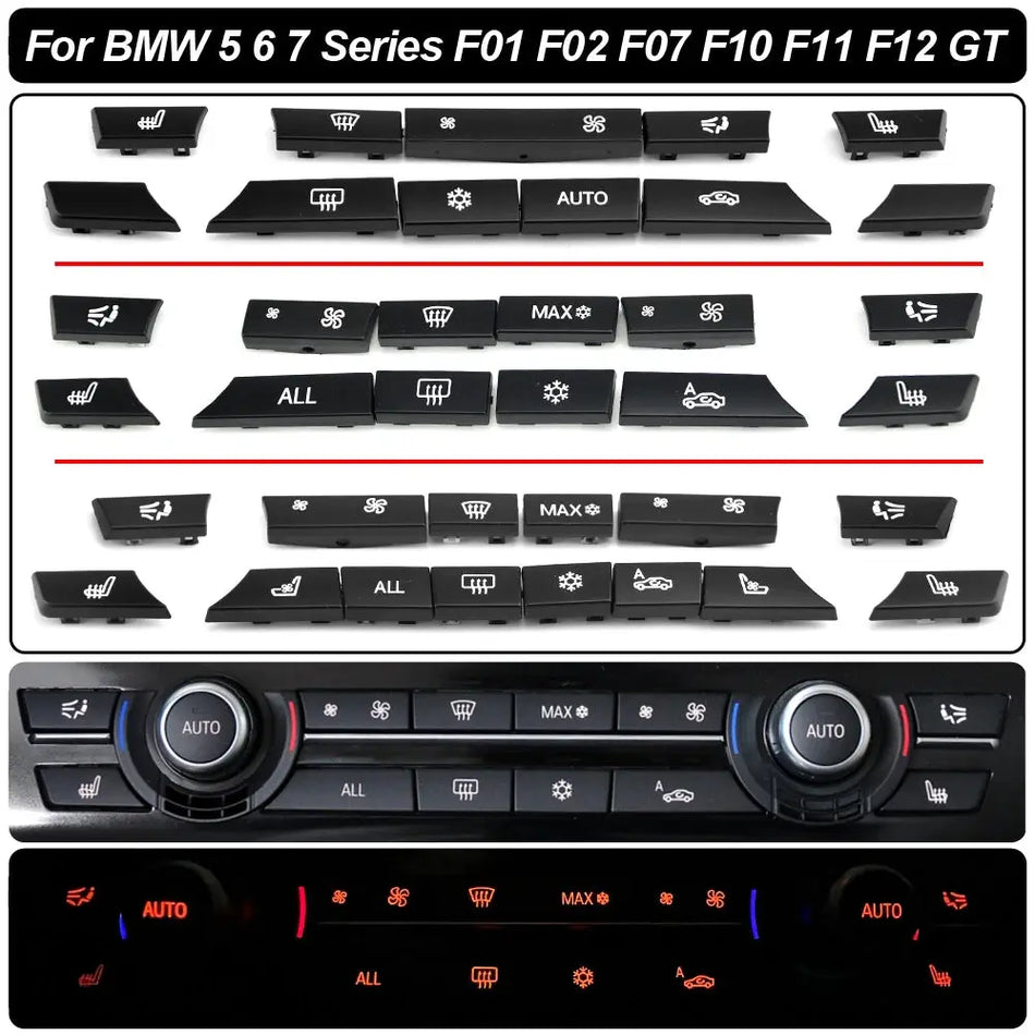 Dashboard AC Heater Switch Cover for BMW 5/6/7 Series F10 F06 F12 by InterCyprus Trading Ltd