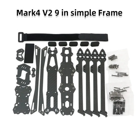 Mark4 V2 Mark 4 7inch 295mm / 8inch 367mm / 9inch 387mm / 10inch 427mm 3K Full Carbon Fiber TrueX Frame for FPV Camera Kit Done by InterCyprus Trading Ltd