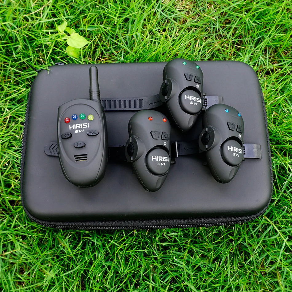 Hirisi Karper Aas Alarm Set Met Luminous Draagbare Case SV1