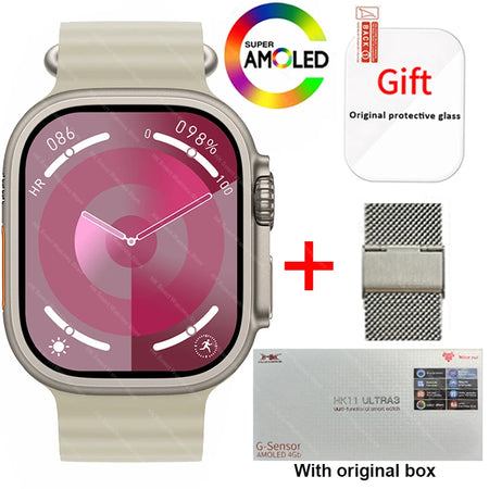 HK11 Ultra 3 Smartwatch &ndash; 4G Calling And AI Chat Robot