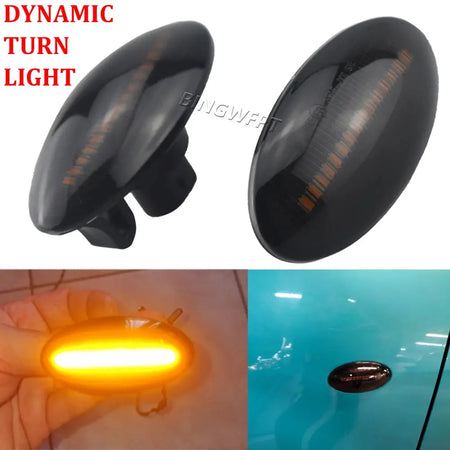 2X For Suzuki Swift Jimmy Vitara SX4 Alto Side Marker Turn Signal Light LED Dynamic Sequential Blinker Light Amber Indicator by InterCyprus Trading Ltd