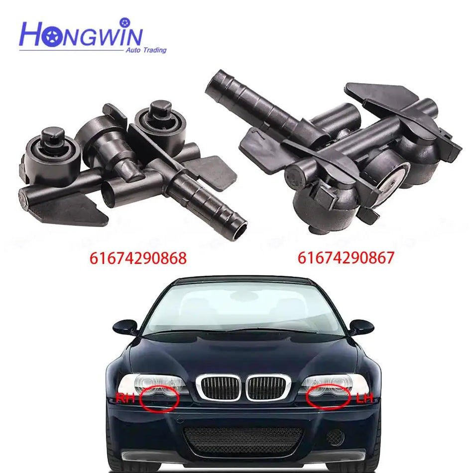 Kunststoff-Scheinwerfer-Wascher-Düse für BMW E46 3er-Serie