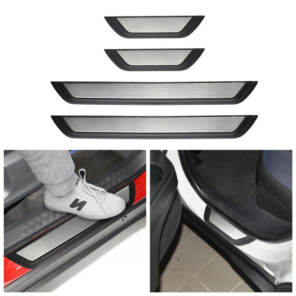 Obloga za prag vrata od nehrđajućeg čelika s ABS podlogom izdržljiva otporna na ogrebotine za Toyota C-HR