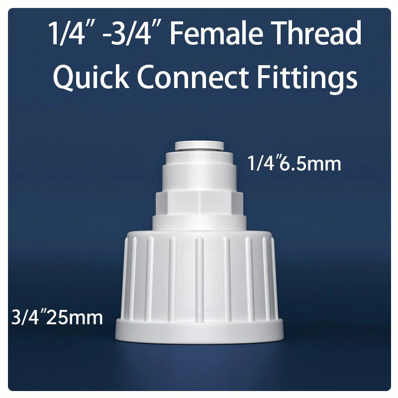 Straight RO Quick Water Fitting &ndash; Durable 1/4 Inch Hose Connector 4