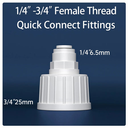 Straight RO Quick Water Fitting &ndash; Durable 1/4 Inch Hose Connector 4