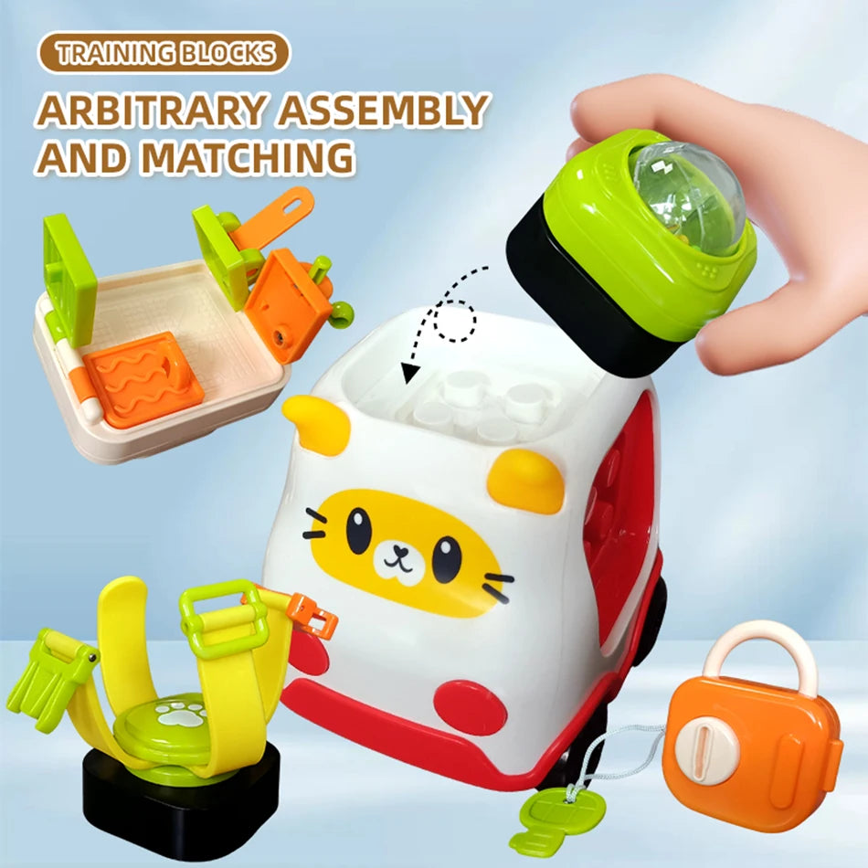 Coolplay 2in1 Baby Busy Ball &ndash; Montessori Sensory Learning Toy