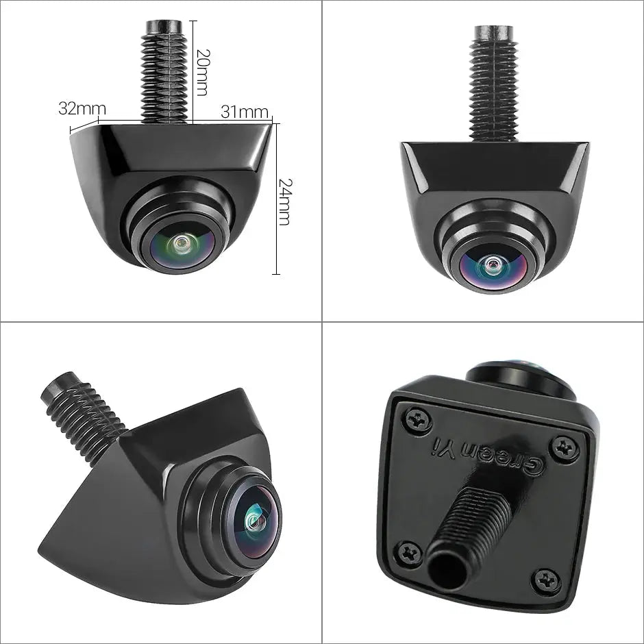 GreenYi AHD 1080P Vehicle Backup Camera, 360 Degrees Adjustable Fish Eye Lens Night Vision Waterproof Front/ Rear View Camera by InterCyprus Trading Ltd