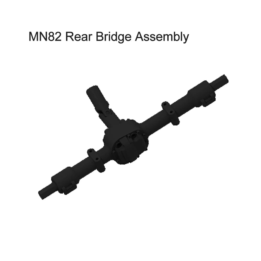 Upgraded MN82 RC Car &ndash; 2.4G 4WD Off-Road Performance Plastic Rear Axles