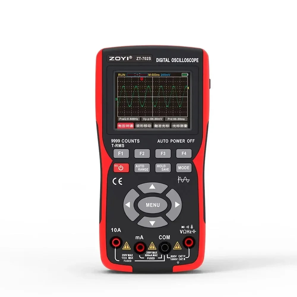 ZT702S Handheld Oscilloscope &ndash; Portable Digital Multimeter