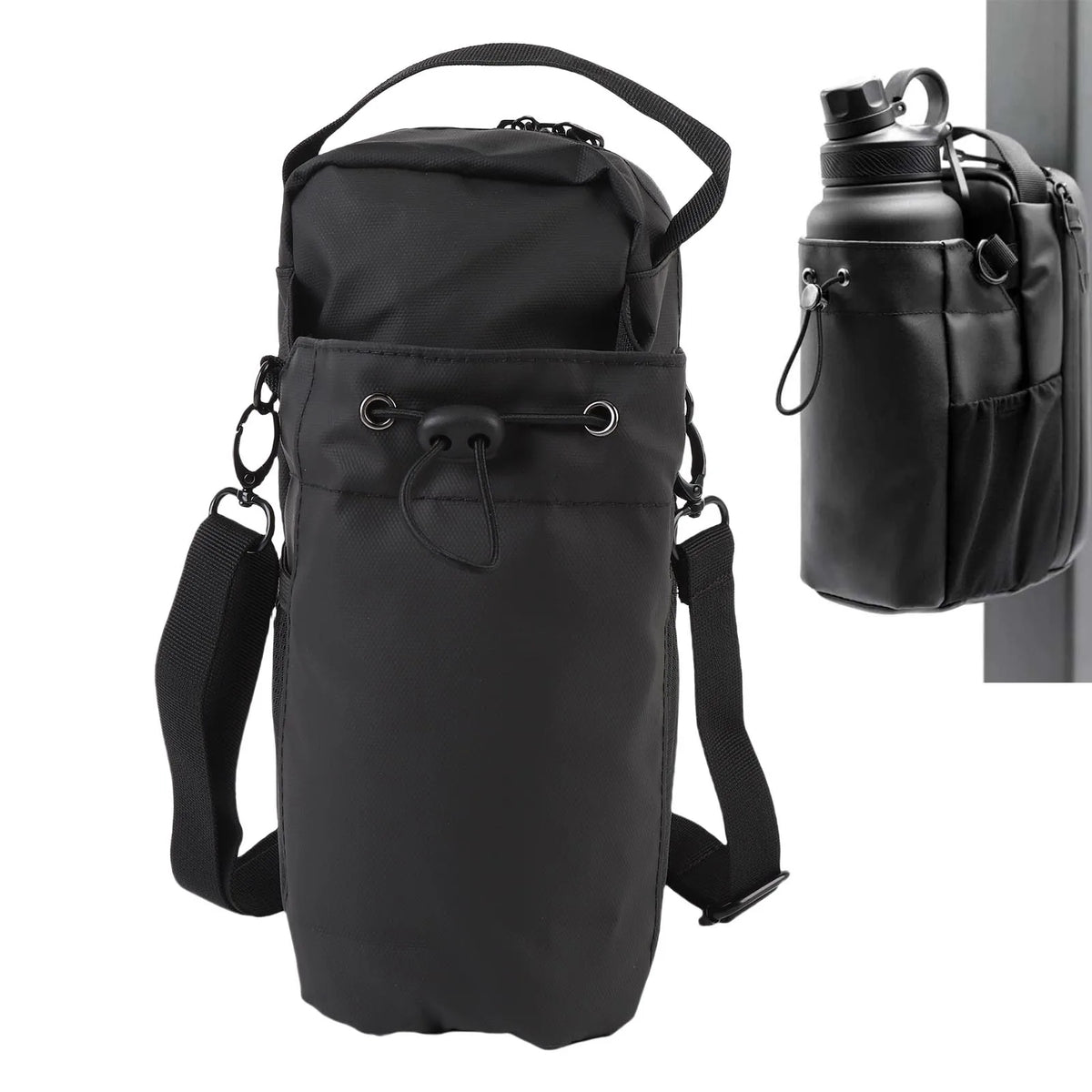 Gym Bottle Bag Magnetic Sling Bag With Strap - Three Magnets