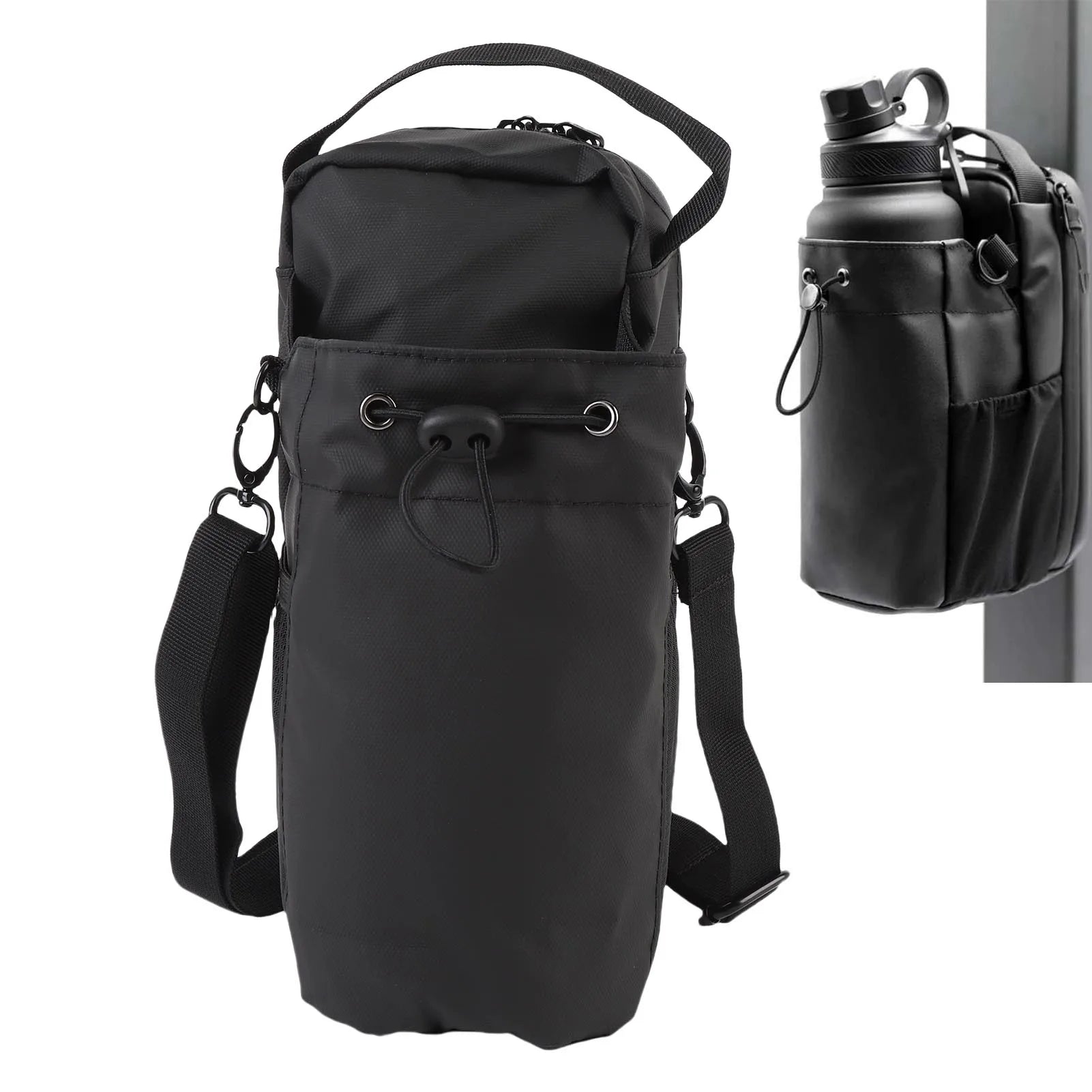 Gym Bottle Bag Magnetic Sling Bag With Strap - Three Magnets