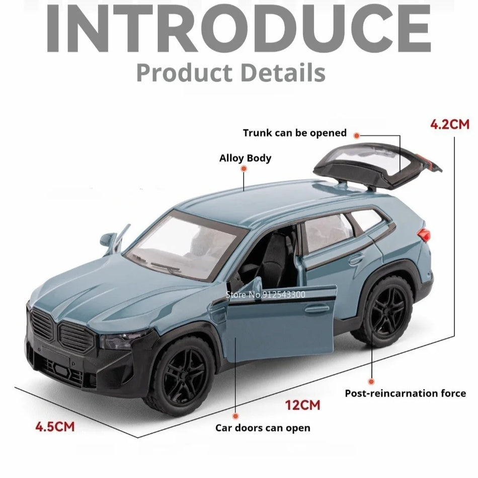 Mașină de model diecast la scară cu caroserie din metal pentru RMZ City XM